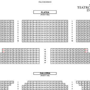 Seating plans | Teatro Dell'Opera Di Roma